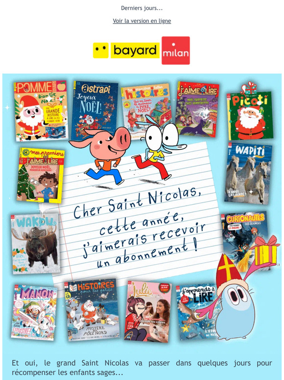 Le cadeau idéal pour la Saint-Nicolas !