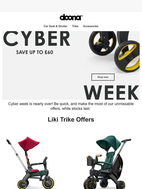 Cyber week is nearly over 📢