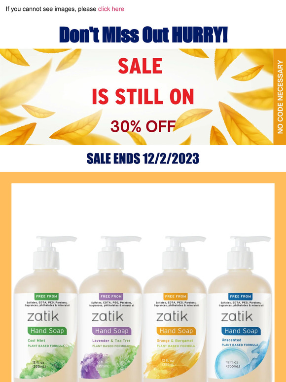 Hurry 30% Off Ends Soon!