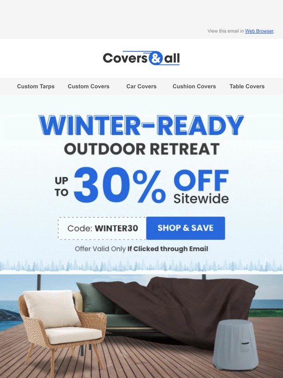 Winter-Ready Outdoors Start Here!