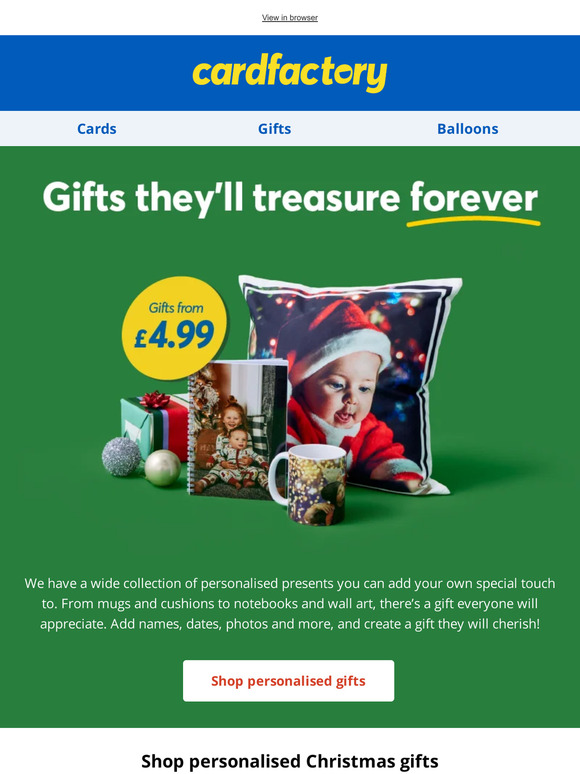 Card Factory Gifts that are not just for Christmas 💝 Milled