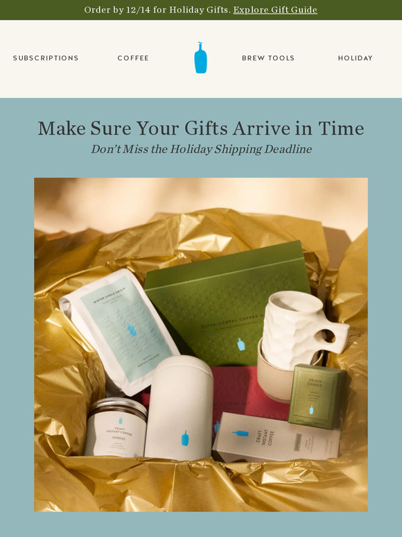 Blue Bottle Holiday Gift Guide: The Traveler — Blue Bottle Coffee Lab