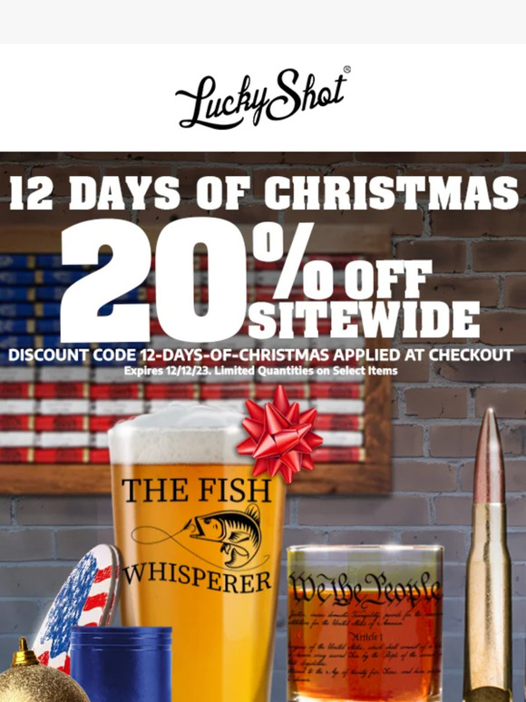 12 Days Of Christmas Sale - 20% Off