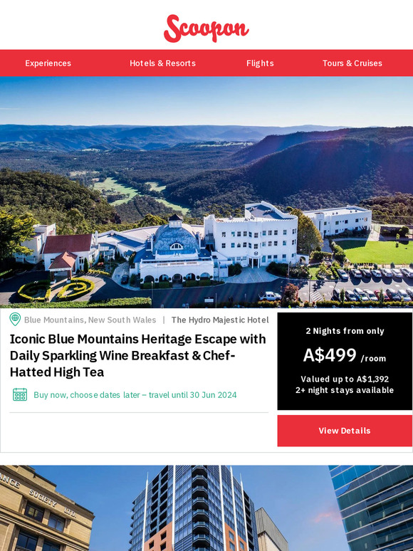 Explore Australia with these deals in Blue Mountains, Adelaide, Tasmania & Palm Cove!