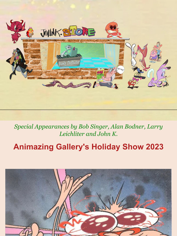 Meet John K. at Animazing Gallery in Las Vegas ⛄ Saturday, December 2nd 2-5pm