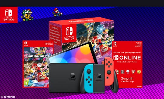 Nintendo Switch OLED Mario Kart Bundle