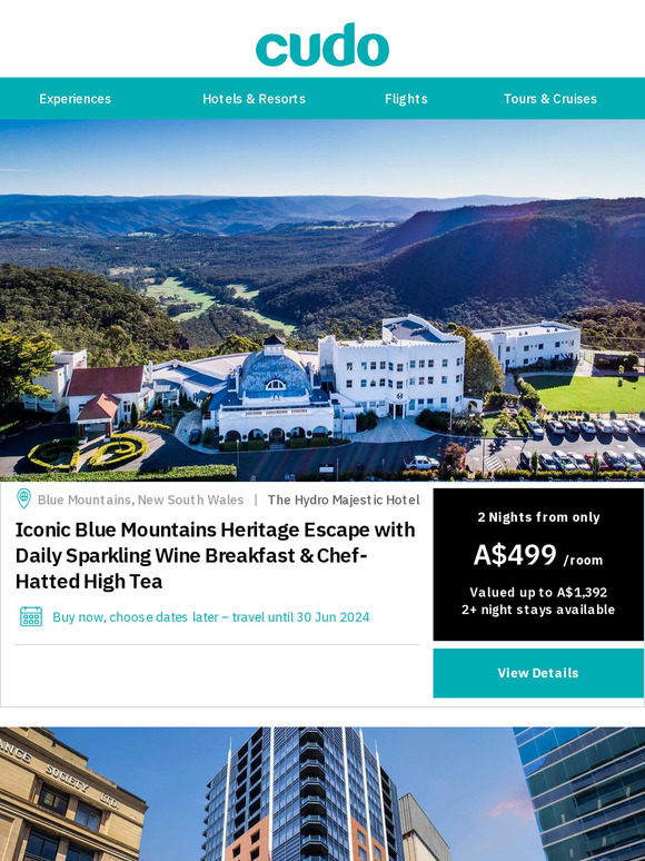 Explore Australia with these deals in Blue Mountains, Adelaide, Tasmania & Palm Cove!