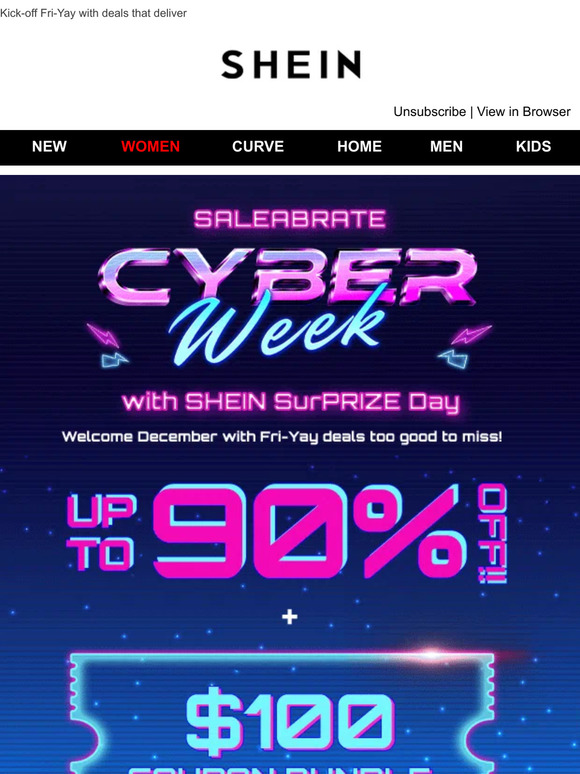 Your Cyber Week Surprizes Are Here! 🙌✨