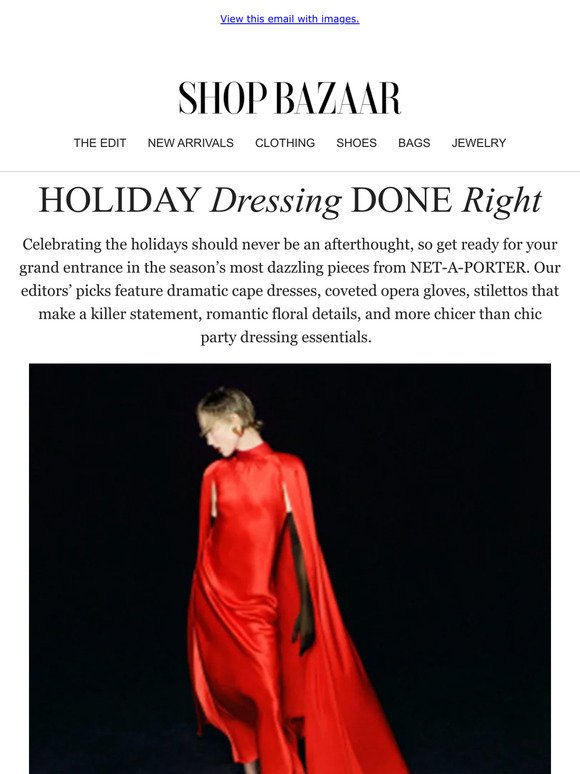 Holiday Dressing Done Right With NET-A-PORTER