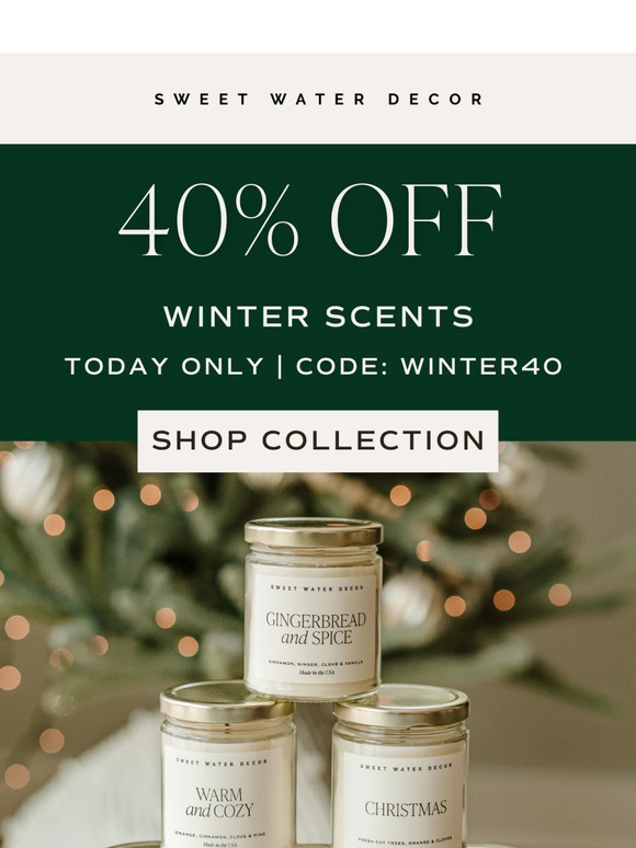 Flash SALE! ❄️ 40% OFF Winter Scents