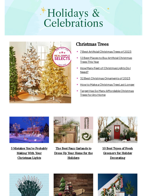 Better Homes and Gardens 7 Best Artificial Christmas Trees of 2023