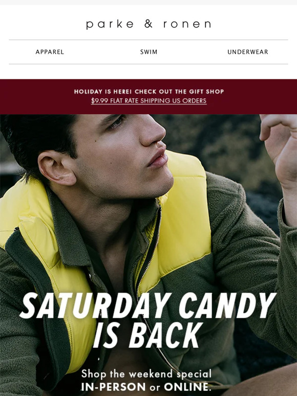 GET IT TODAY: 50% OFF Saturday Candy Special