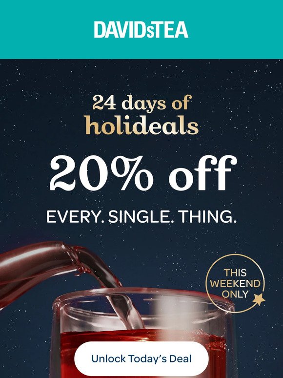 20% off SITEWIDE to get your gifting done