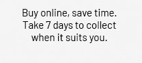 Click & Collect. Pay online and pick up in-store.