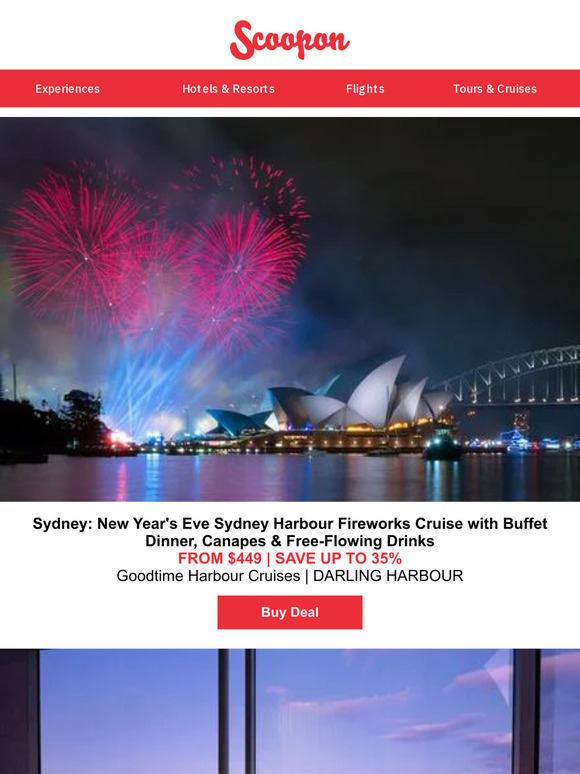 Sydney: New Year's Eve Sydney Harbour Cruise w. Buffet Dinner + Free-Flowing Drinks