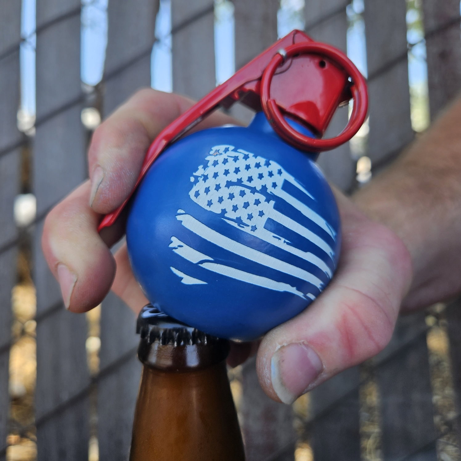 Image of Tattered American Flag Freedom Frag