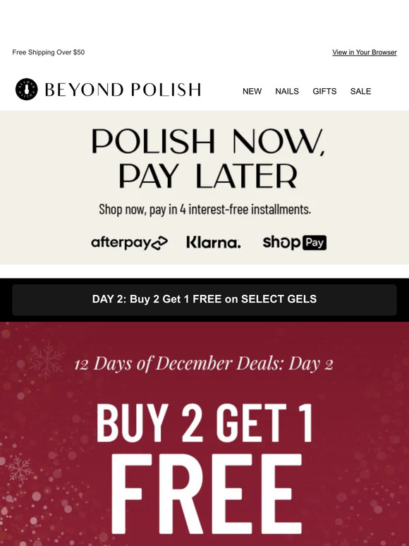 Beyond Polish Ends Tonight! Don't Miss Out On 15 Off 💘 Milled