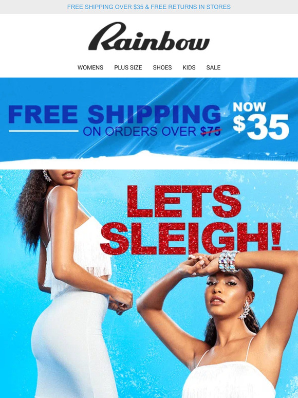 Rainbow Shops HOLIDAY COLLECTION from 5.99 🛷🤍 Shop winter whites and