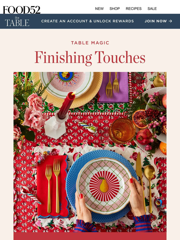 Final touches ✨ make your holiday table magical.
