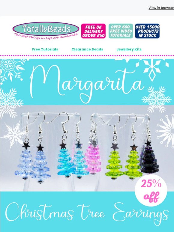 Festive Earrings Kits upto 25% OFF + Christmas Holiday Bundle Last Few