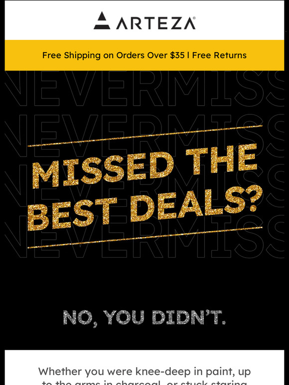 Arteza® Art Supplies Email Newsletters Shop Sales, Discounts, and Coupon Codes