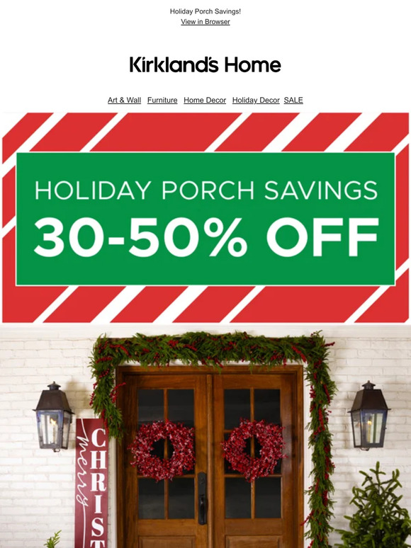 BIGGEST Savings Yet on Christmas Decor + New Doorbuster Deals!