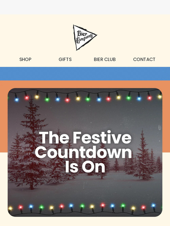 The festive countdown is on ❄️