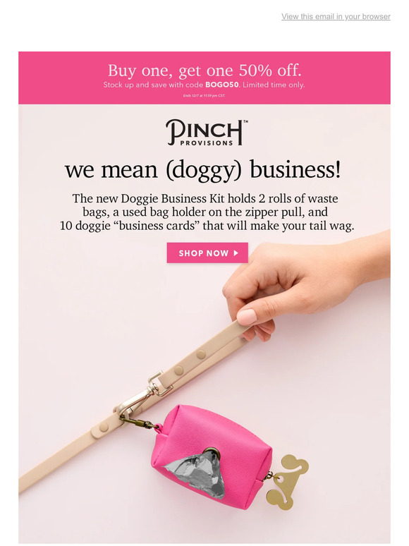 Get down to (doggie) business