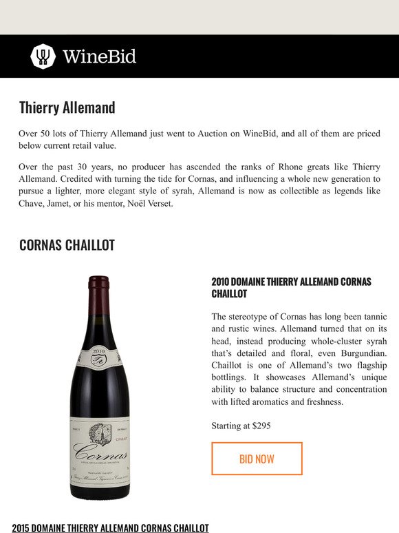 50 New Lots of Thierry Allemand