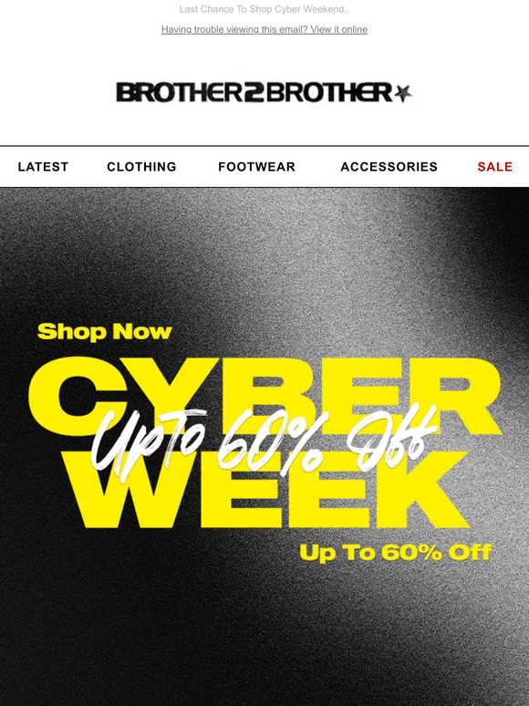 📲 LAST CHANCE TO SHOP CYBER WEEKEND!