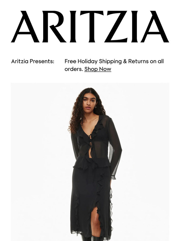 Aritzia Email Newsletters Shop Sales, Discounts, and Coupon Codes