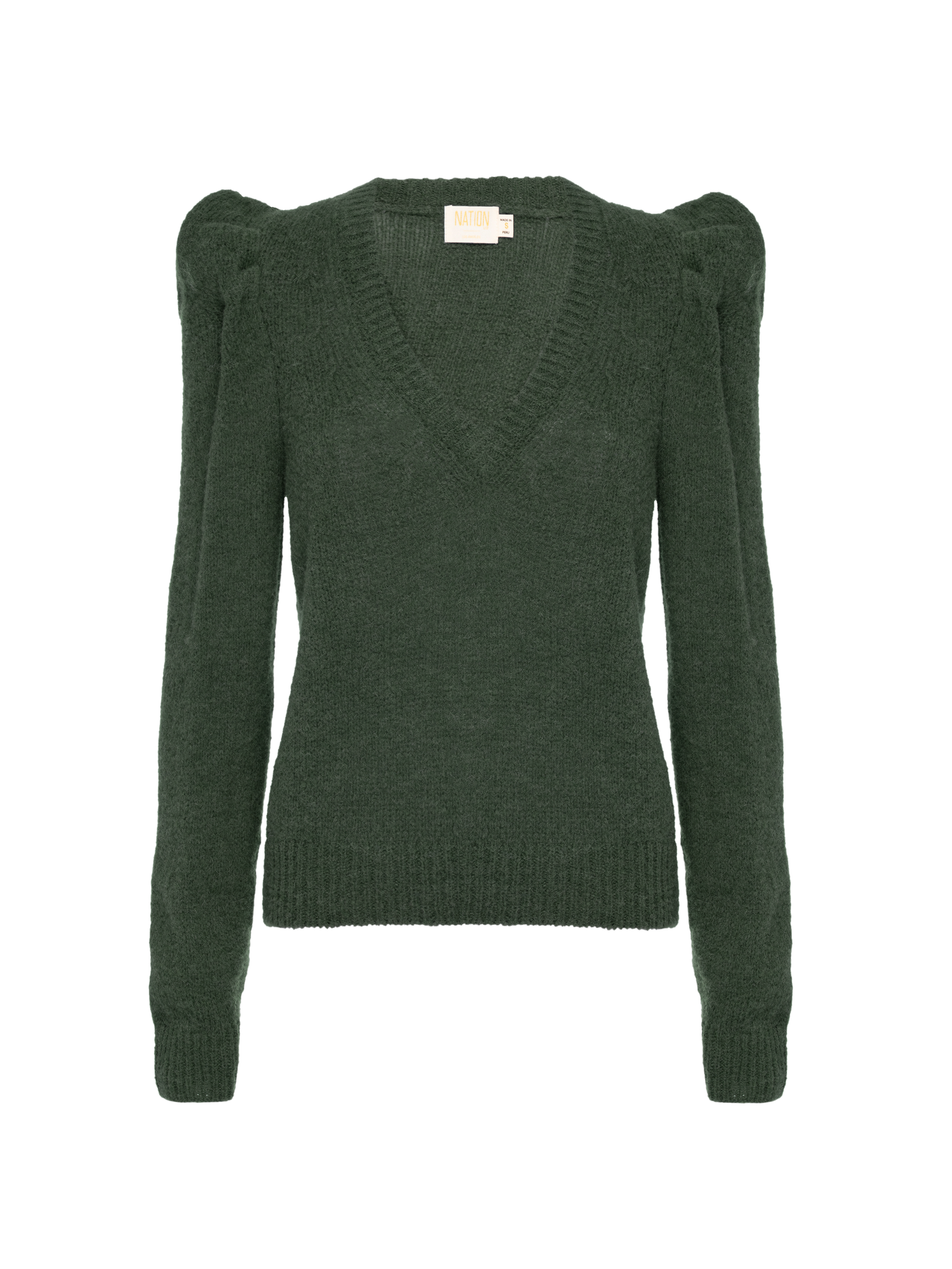 Lara Sweater (This one comes in Stoned Moss.) | NATION LTD