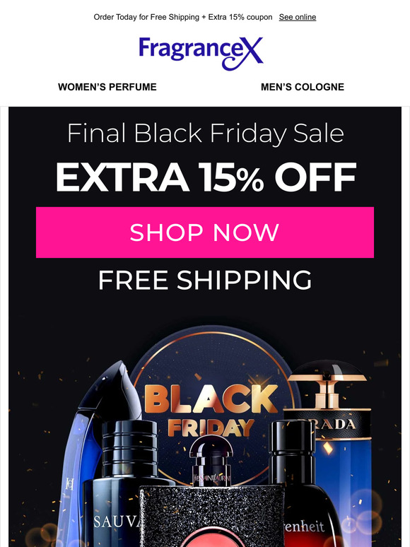 Final Call for Black Friday Blowout