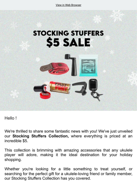 Grab the Perfect Holiday Gifts for Ukulele Lovers - Only $5!