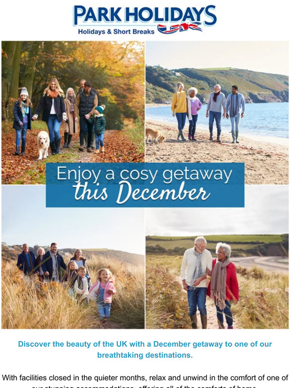Enjoy a cosy getaway this December