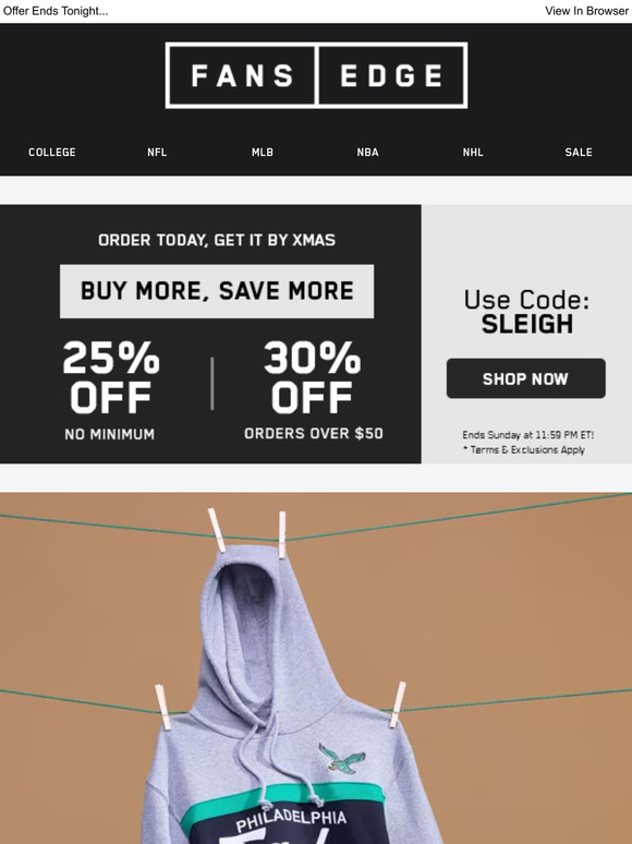 Your NFL Holiday Roundup | Buy More, Save More!