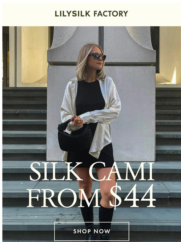 Want $44 cami? We suggest shopping now.