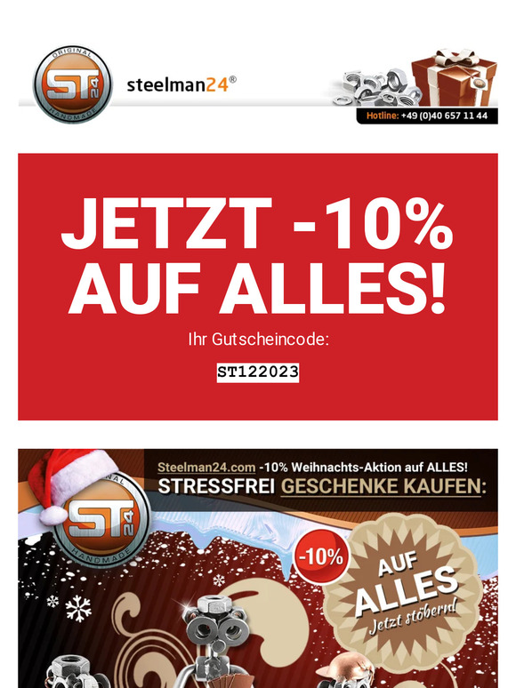 Dein 10% Dezember Rabatt Code ST122023