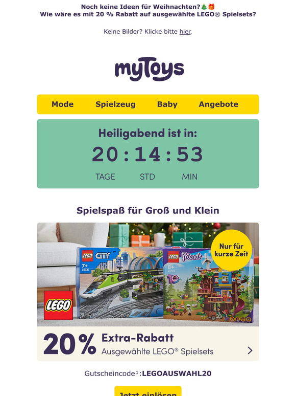 HoHoHo 🎄🎁 Entdecke tolle Angebote für Weihnachten bei myToys