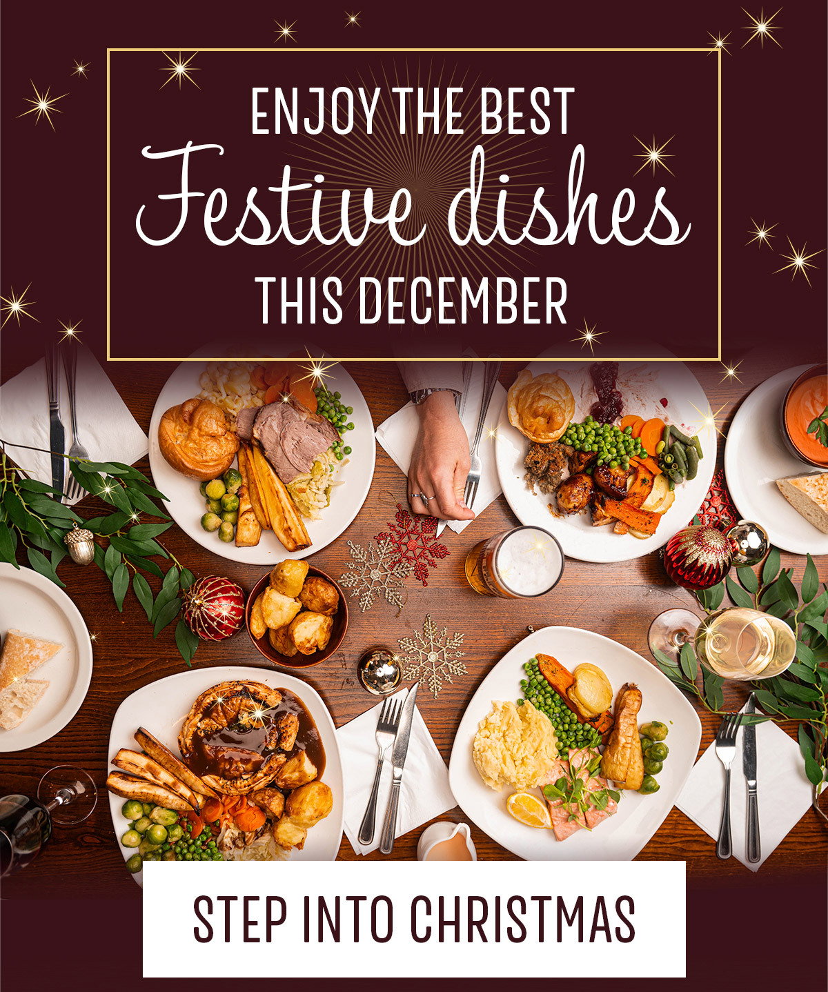 Celebrate Christmas at your local Toby Carvery for the best festivities yet