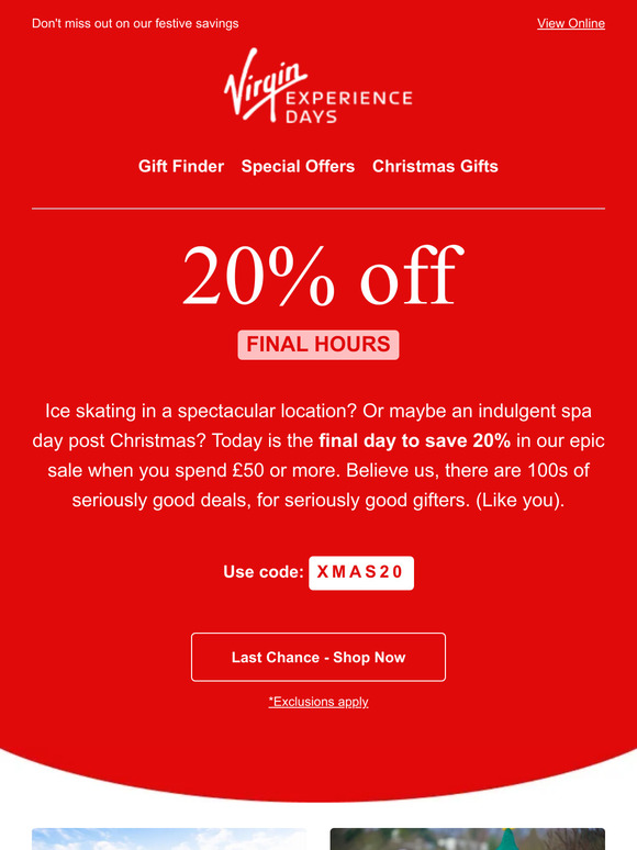 — 🎁 Last Chance: 20% Off Sale Ends at Midnight Tonight