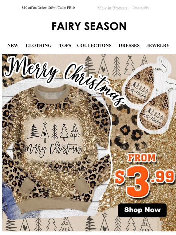 🔥It's time to be festive! 🎄Everyone gets BIG SAVE!😍