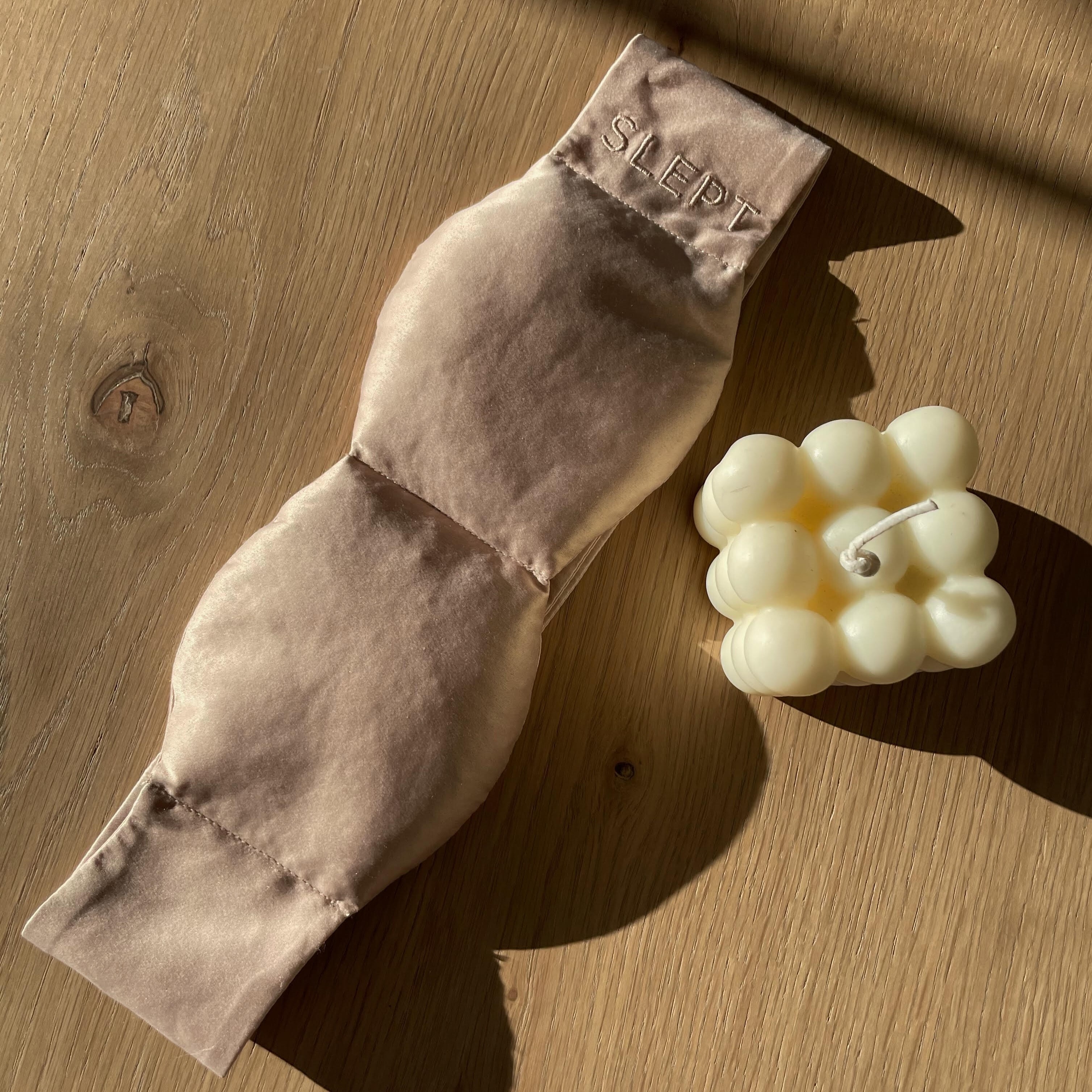 Slept Gift the Weighted Eye Mask Featured in Vogue Magazine Milled