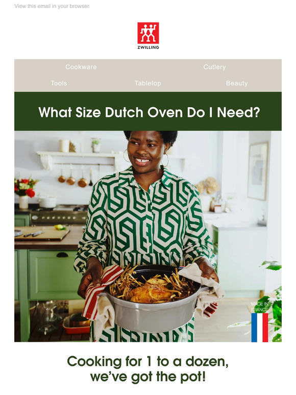 Zwilling CA What Size Dutch Oven Do I Need? Milled