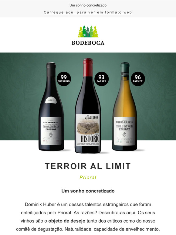 Terroir al Limit: muita finesse e altas pontuações Parker
