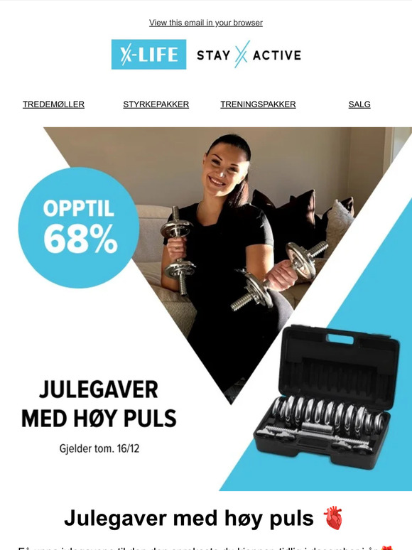 Julegaver med høy puls 🫀