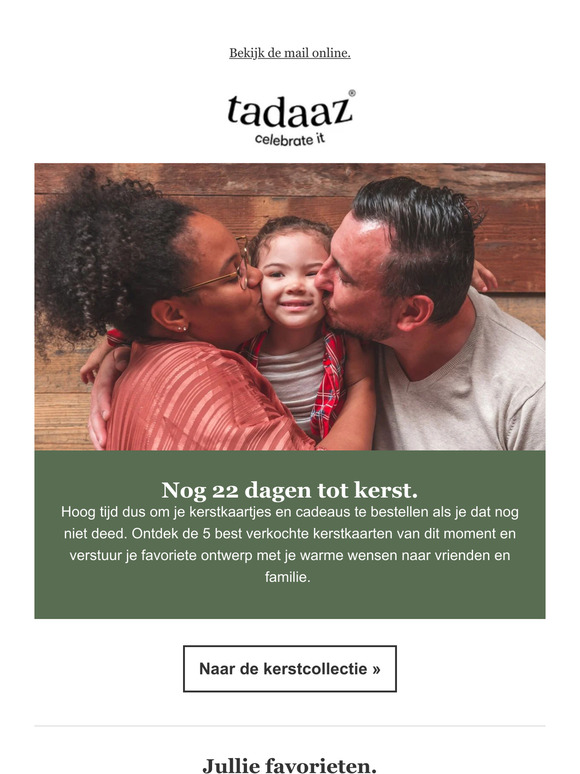 Ontdek de 5 populairste kerstkaarten van het moment. 🎅
