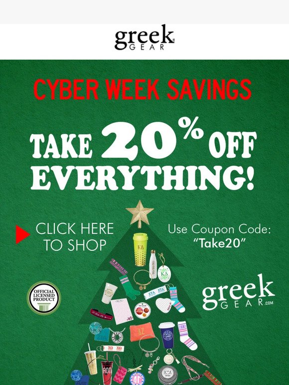 20% Off Sale - Cyber Week Savings!🎄