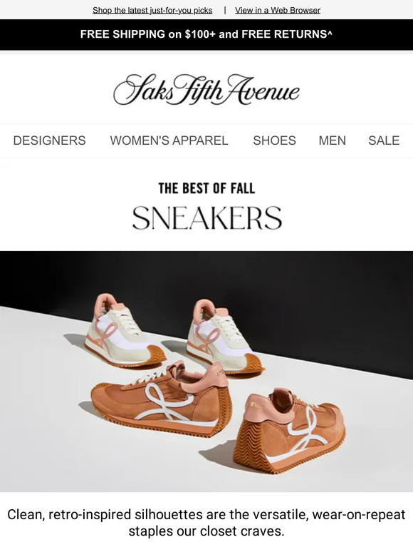 saks fifth avenue sneakers