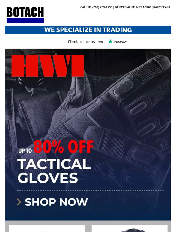 FLASH SALE ! Up To 80% OFF HWI Gloves - Shop Now!